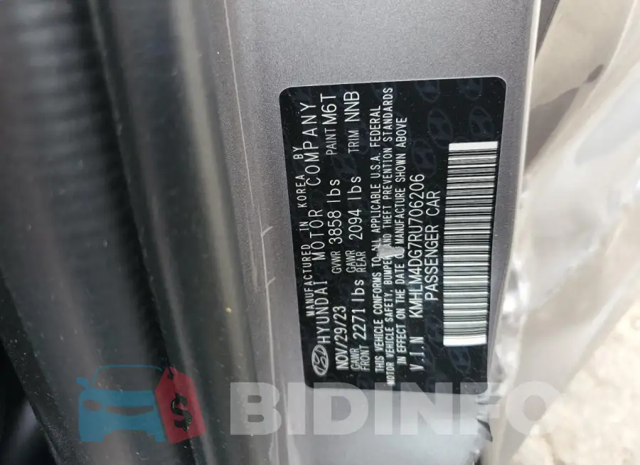 KMHLM4DG7RU706206 Photo# 12
