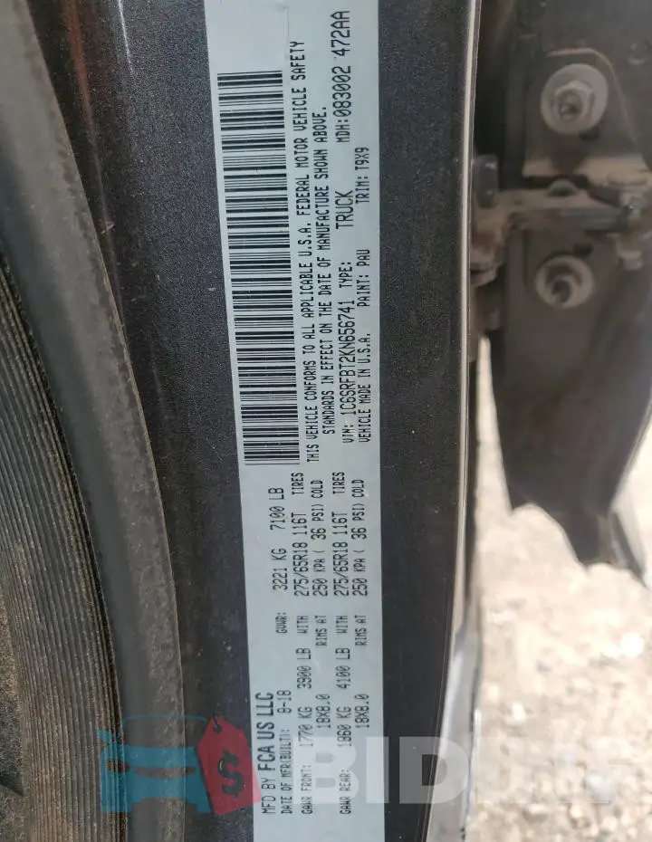 1C6SRFBT2KN656741 Photo# 12