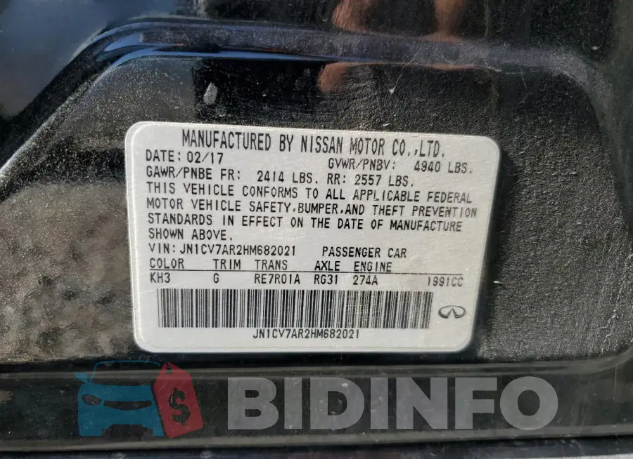 JN1CV7AR2HM682021 Photo# 12