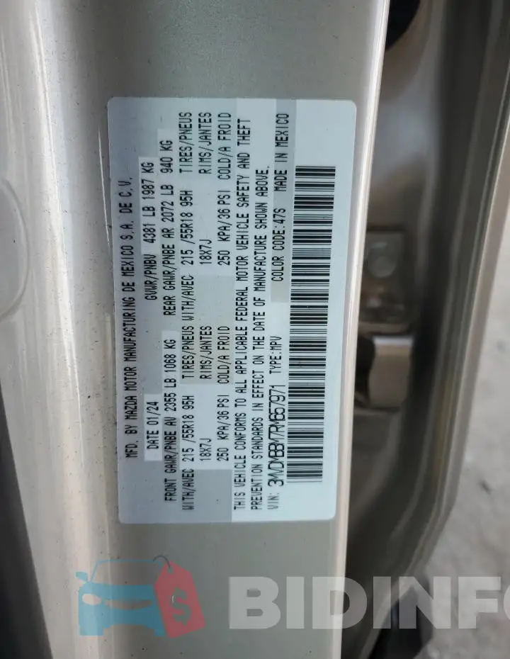 3MVDMBBM7RM657971 Photo# 14