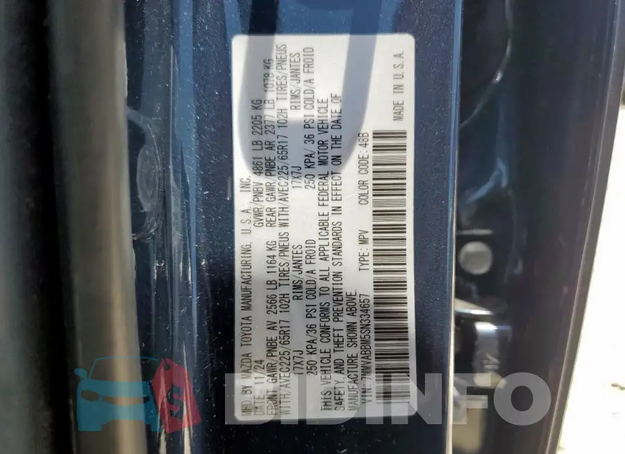 7MMVABBM5SN334657 Photo# 13