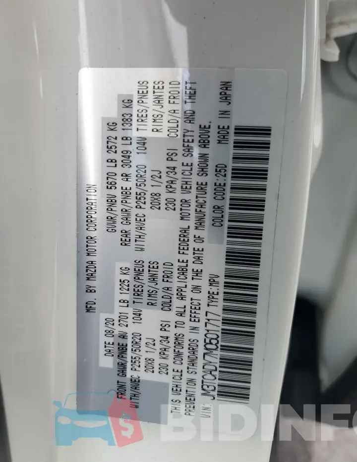 JM3TCADY7M0501717 Photo# 13