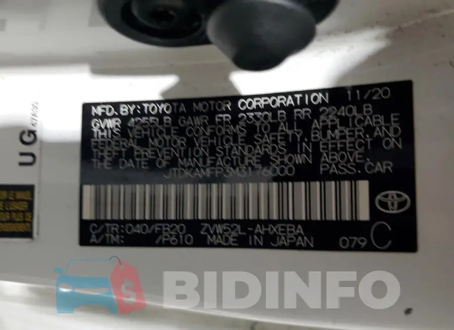 JTDKAMFP3M3176000 Photo# 12