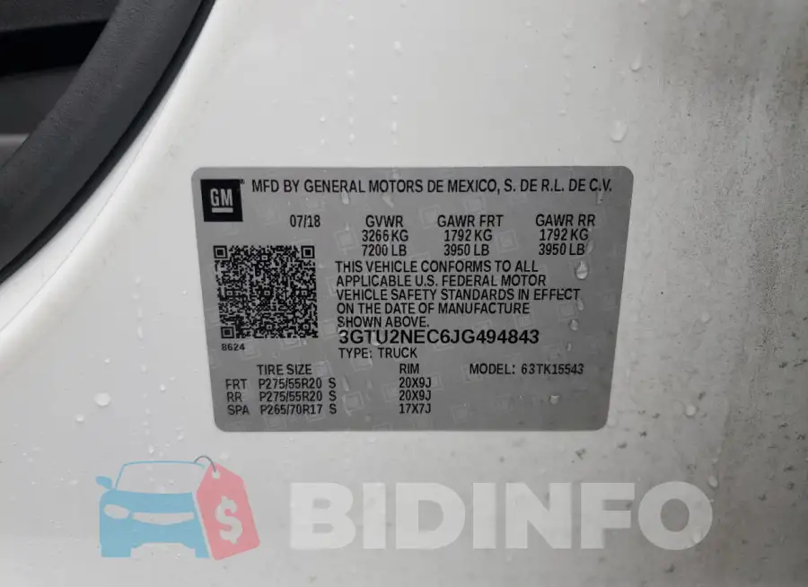 3GTU2NEC6JG494843 Photo# 12