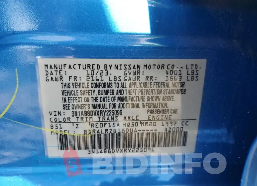 3N1AB8DVXRY225096 Photo# 13