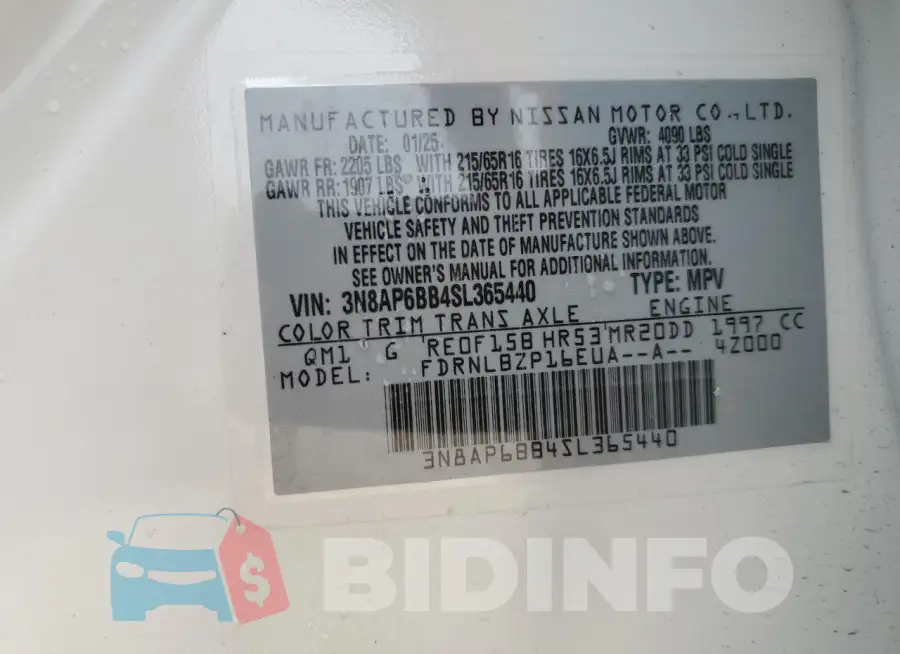 3N8AP6BB4SL365440 Photo# 13