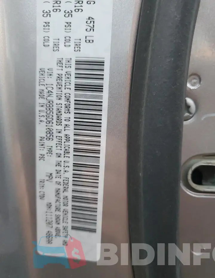 1C4NJRBB5GD610856 Photo# 13