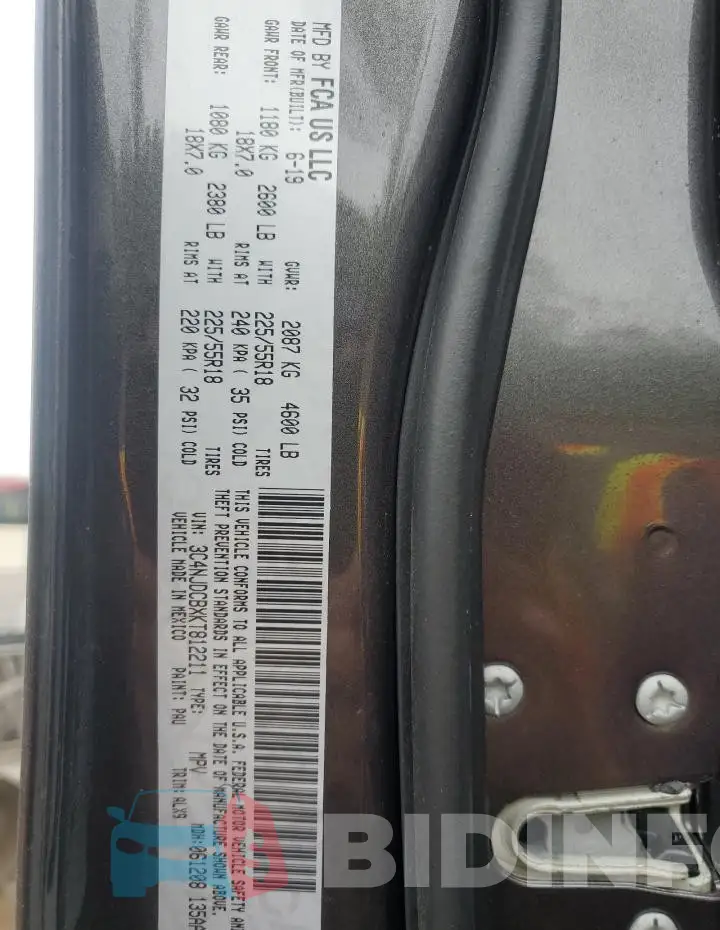 3C4NJDCBXKT812211 Photo# 13