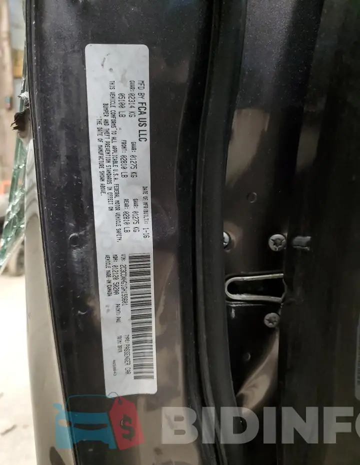 2C3CDXHG1GH155601 Photo# 13