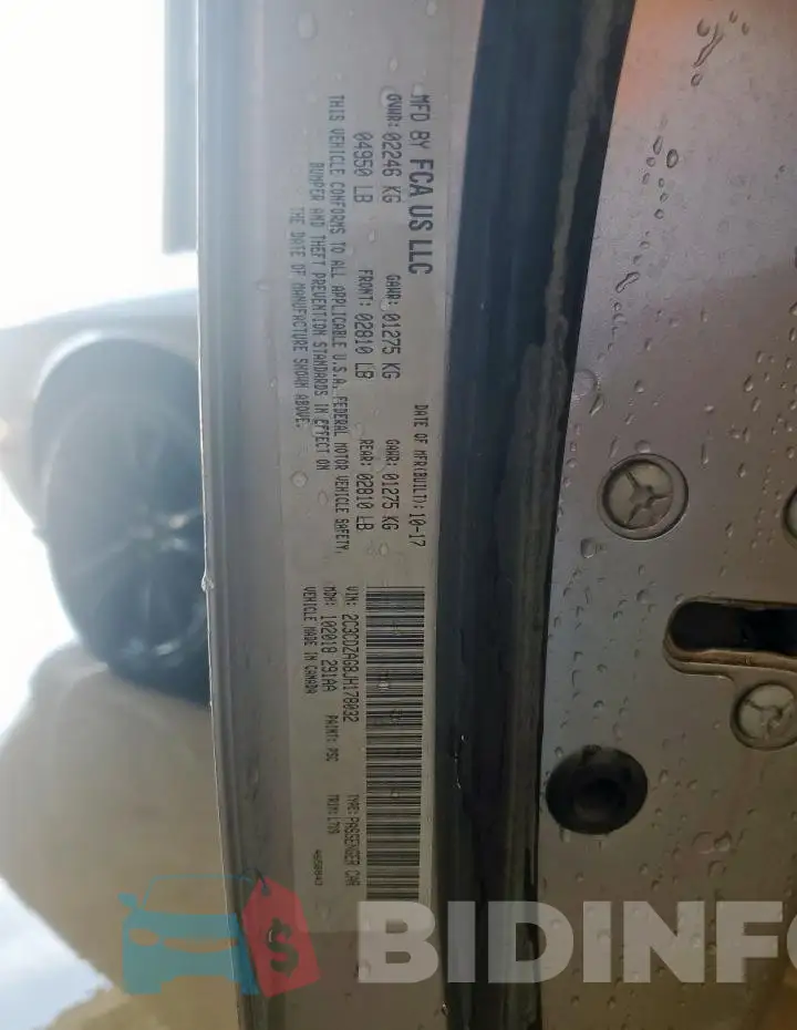 2C3CDZAG8JH178032 Photo# 12