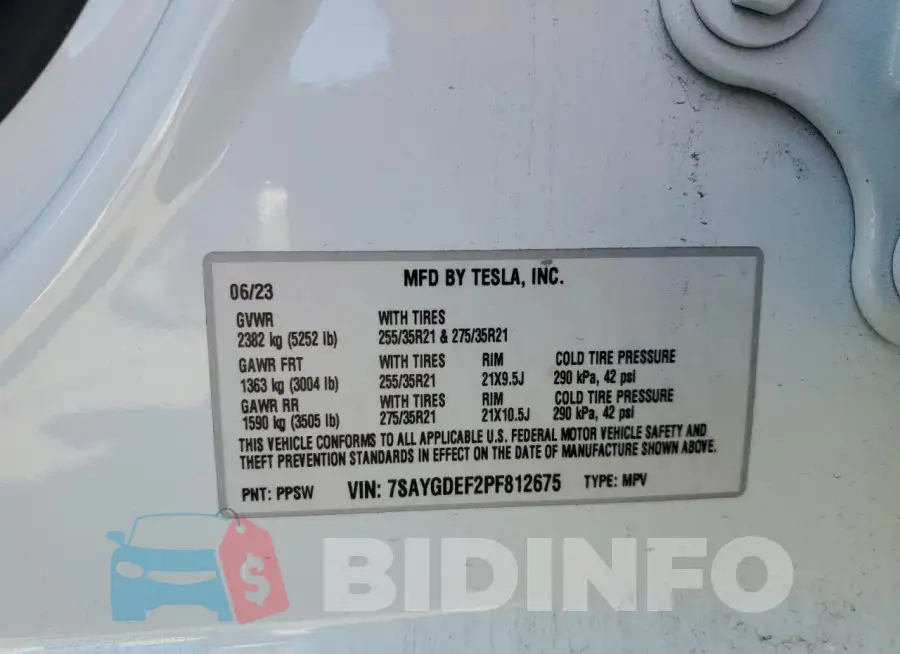 7SAYGDEF2PF812675 Photo# 12