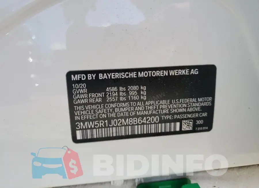 3MW5R1J02M8B64200 Photo# 12