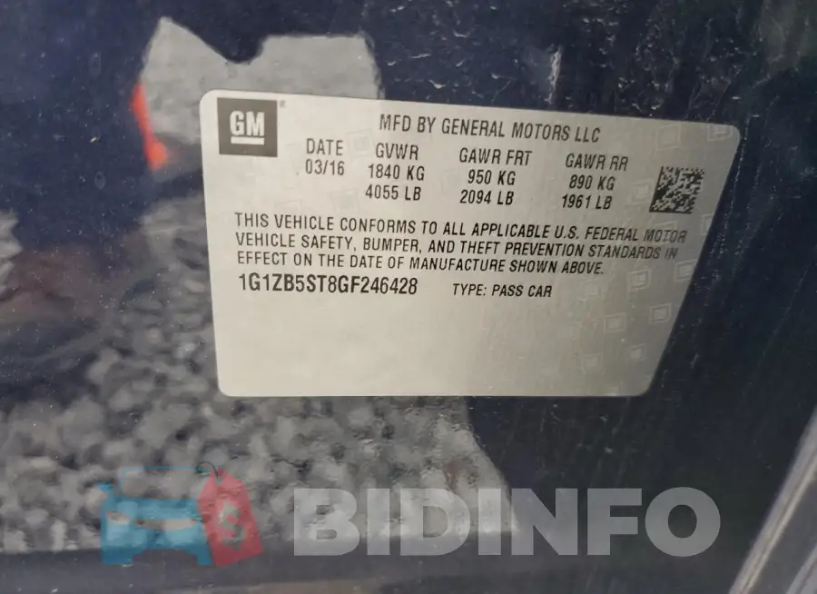 1G1ZB5ST8GF246428 Photo# 13