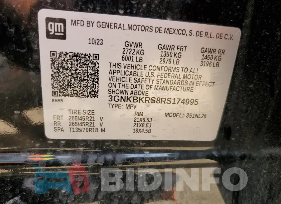 3GNKBKRS8RS174995 Photo# 14