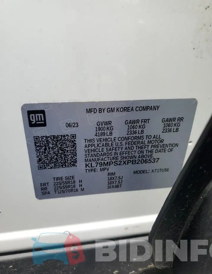 KL79MPS2XPB206537 Photo# 13
