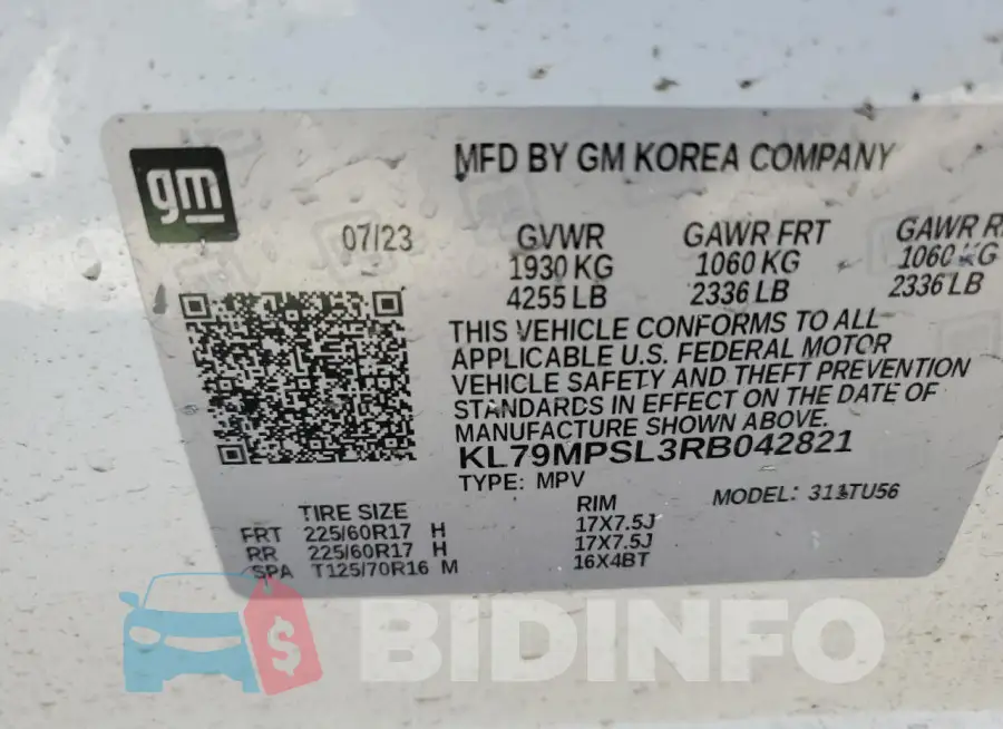 KL79MPSL3RB042821 Photo# 14