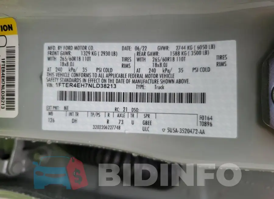 1FTER4EH7NLD38213 Photo# 12