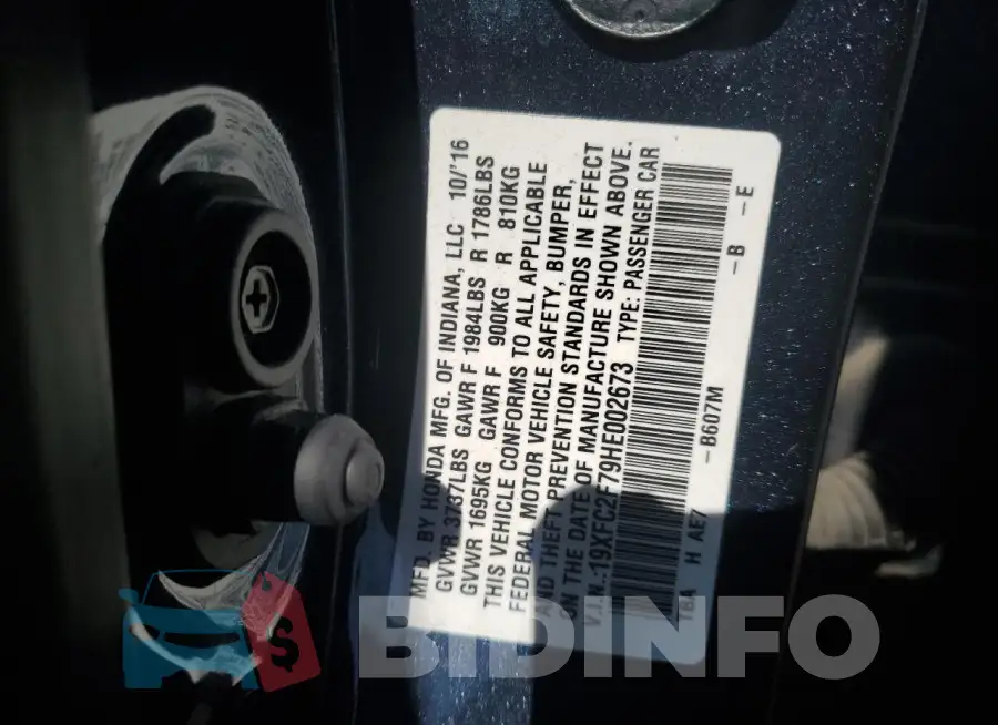 19XFC2F79HE002673 Photo# 12