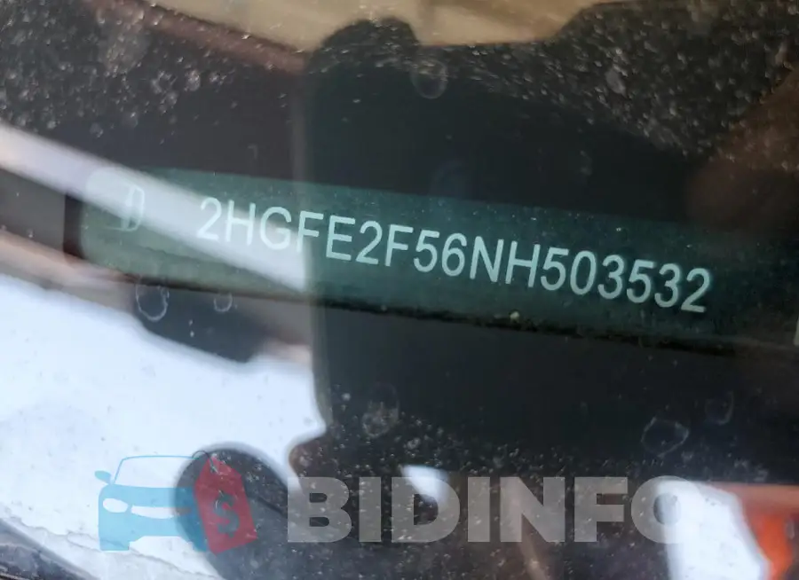 2HGFE2F56NH503532 Photo# 12