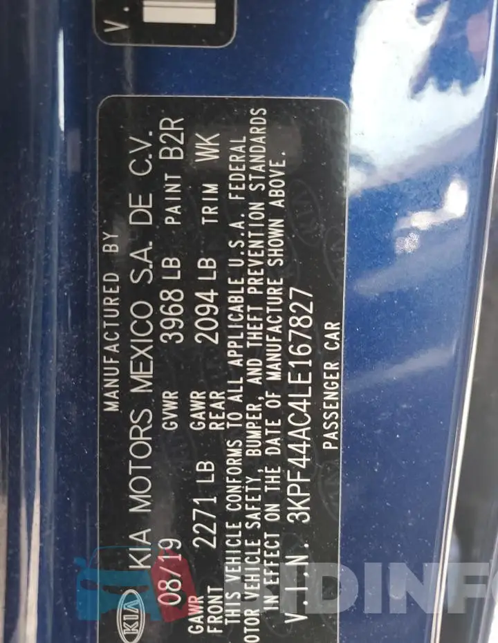 3KPF44AC4LE167827 Photo# 12