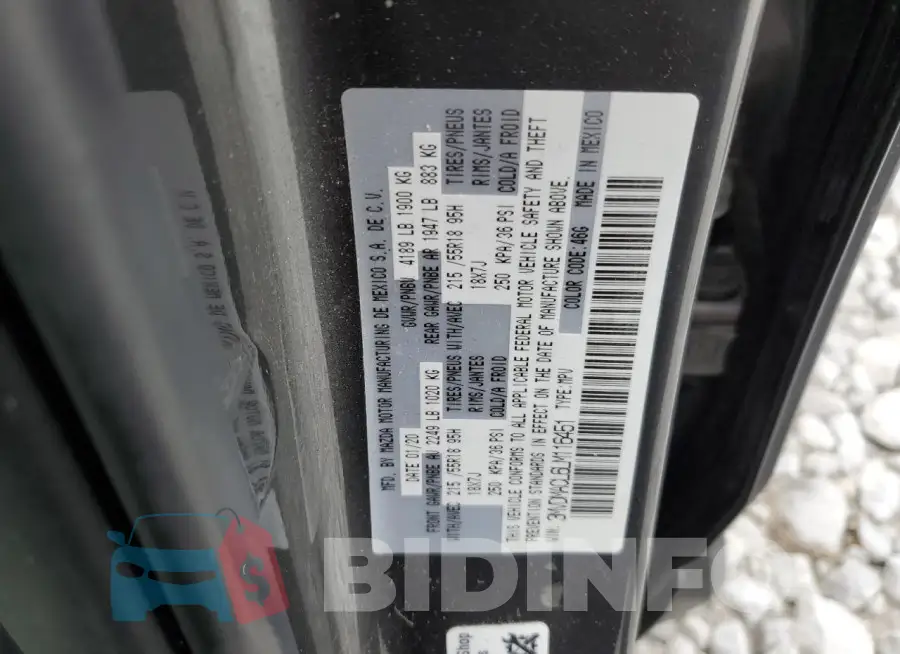 3MVDMACL6LM116451 Photo# 14