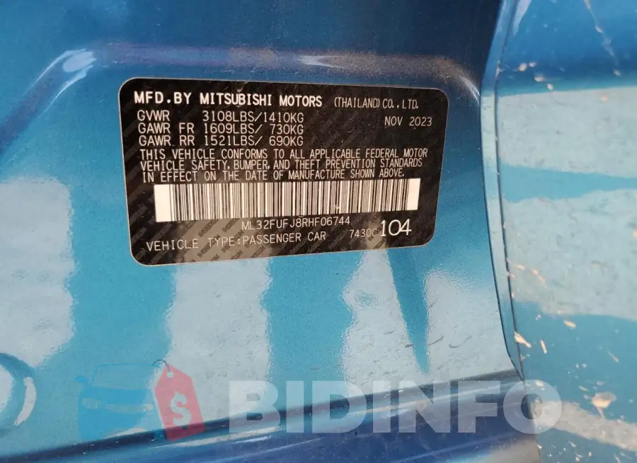 ML32FUFJ8RHF06744 Photo# 12