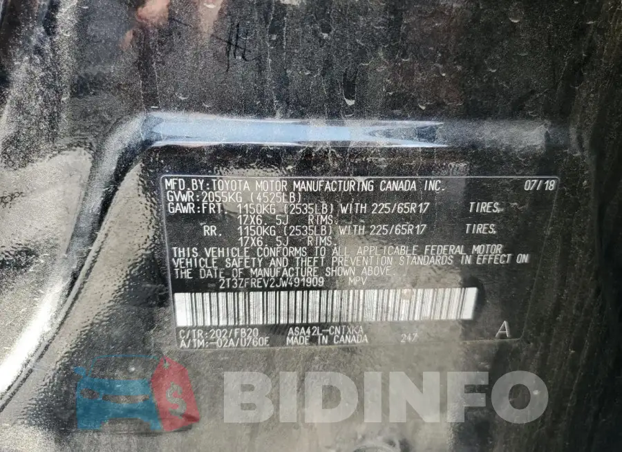 2T3ZFREV2JW491909 Photo# 12