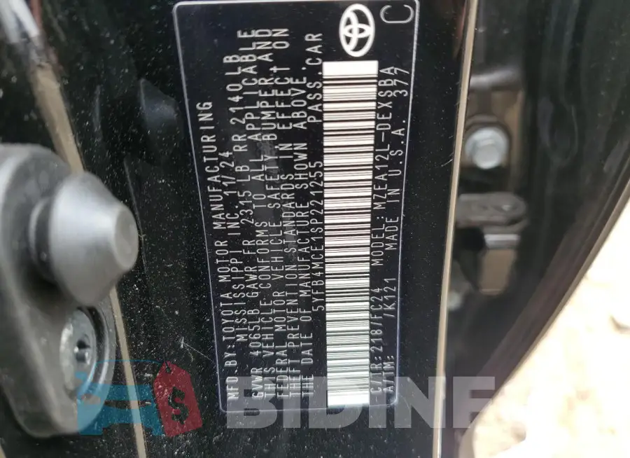 5YFB4MCE1SP221255 Photo# 12