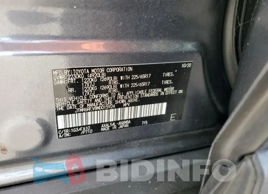 JTMR6RFV8MD015924 Photo# 13