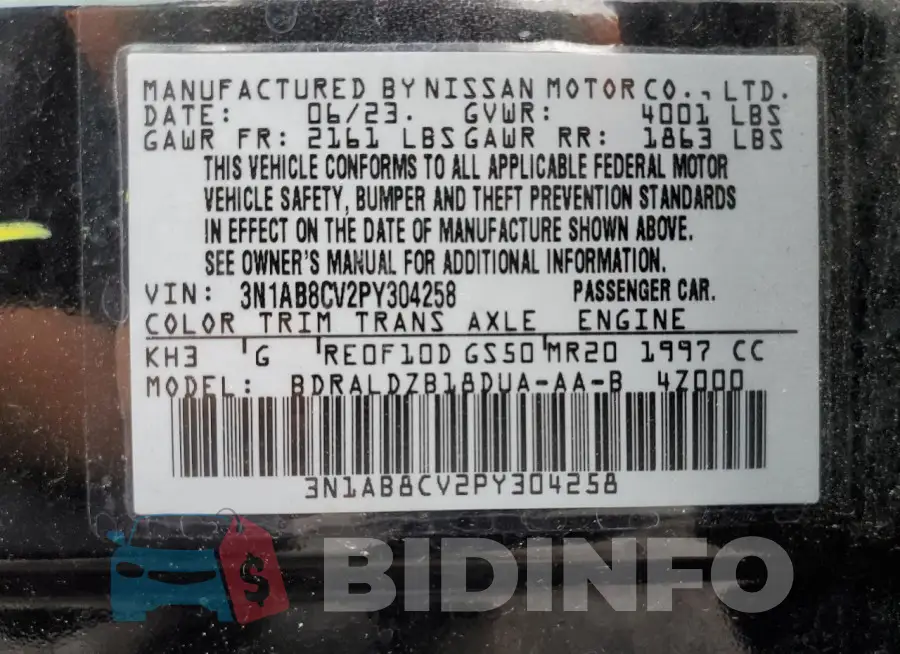 3N1AB8CV2PY304258 Photo# 12