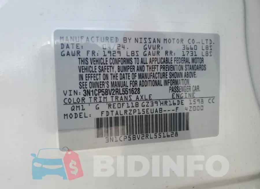 3N1CP5BV2RL551628 Photo# 14
