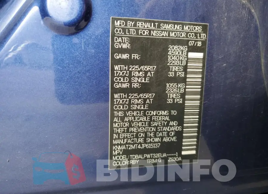 KNMAT2MT4JP615137 Photo# 14