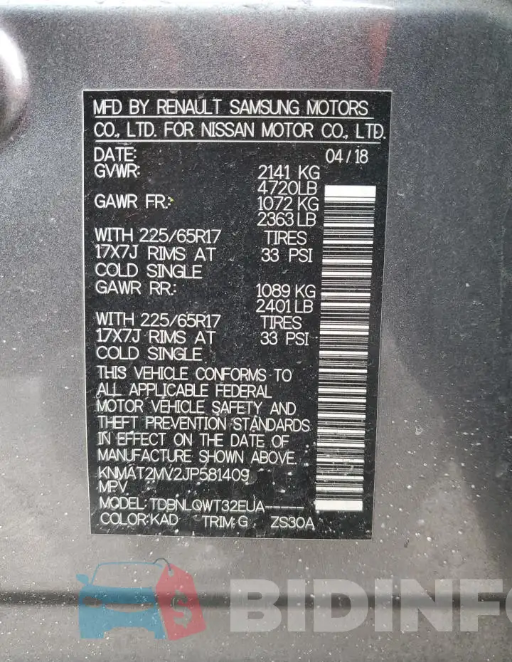 KNMAT2MV2JP581409 Photo# 13