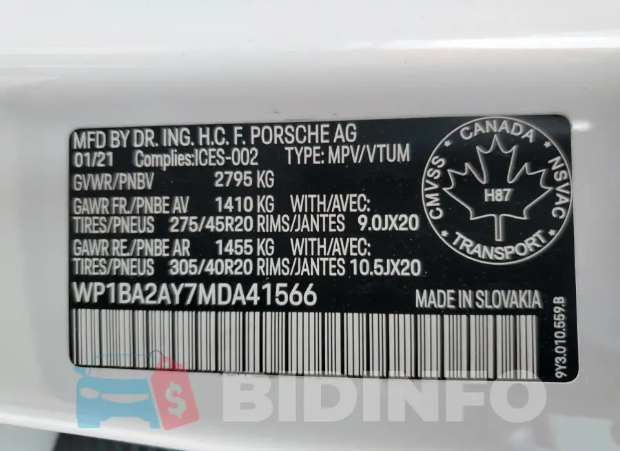 WP1BA2AY7MDA41566 Photo# 14