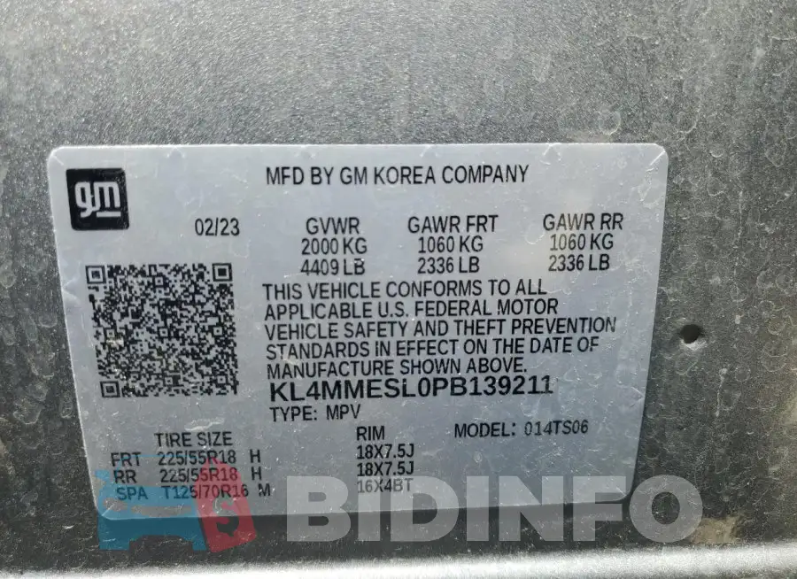 KL4MMESL0PB139211 Photo# 13