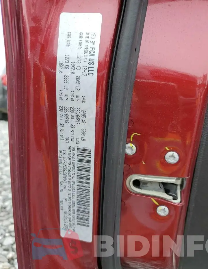 1C4PJMCB6JD610141 Photo# 14