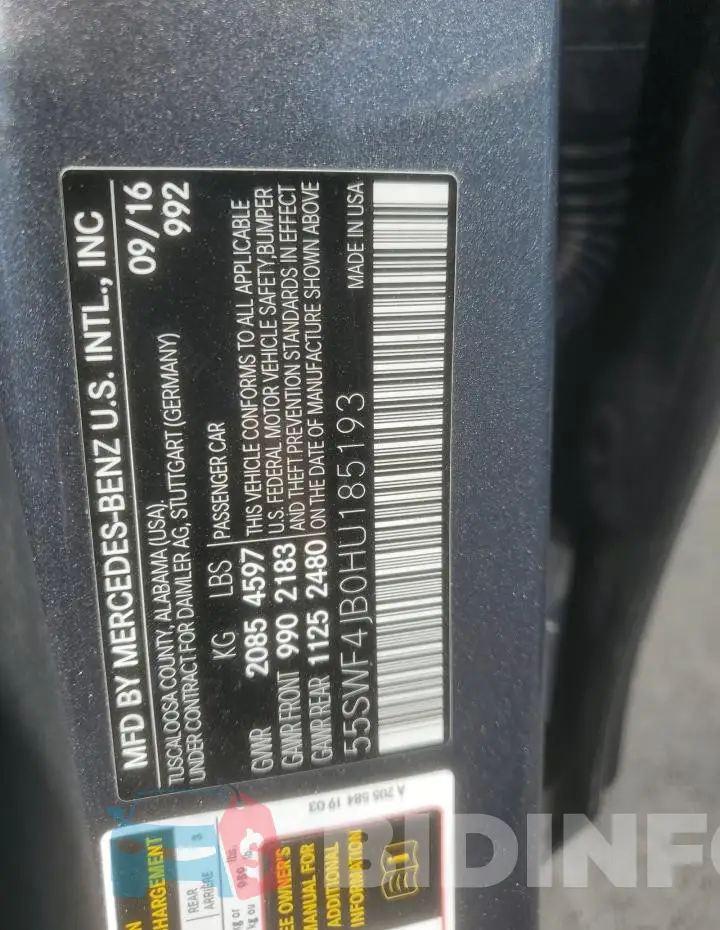 55SWF4JB0HU185193 Photo# 12