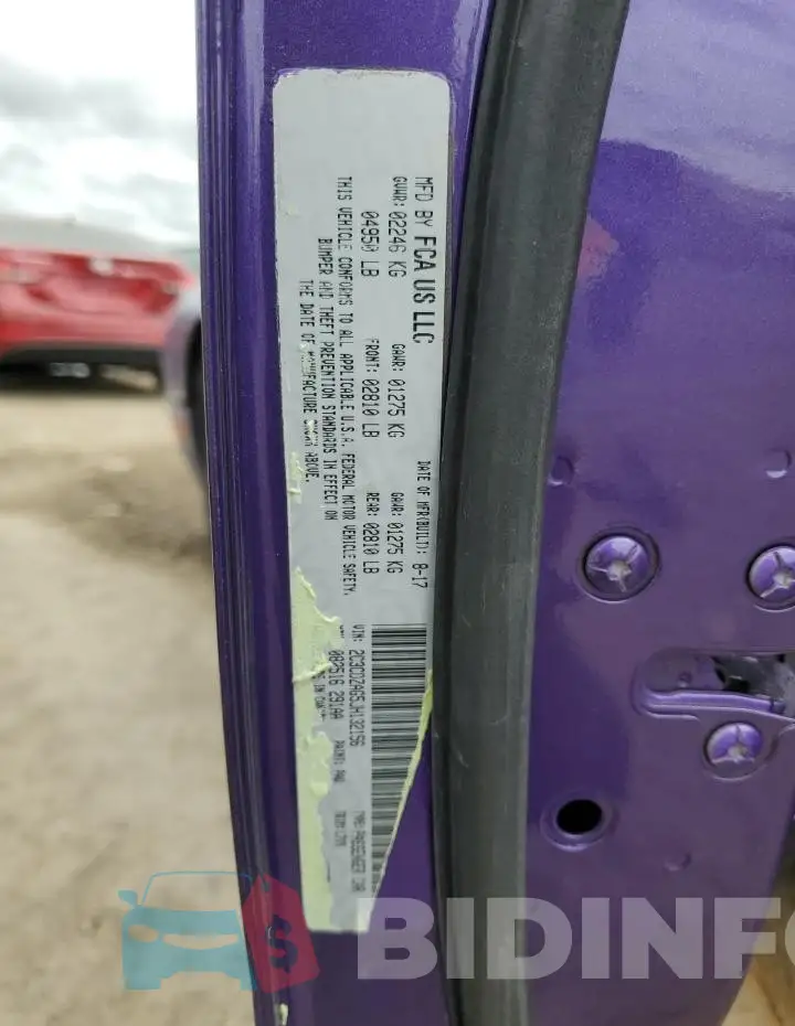 2C3CDZAG5JH132156 Photo# 12