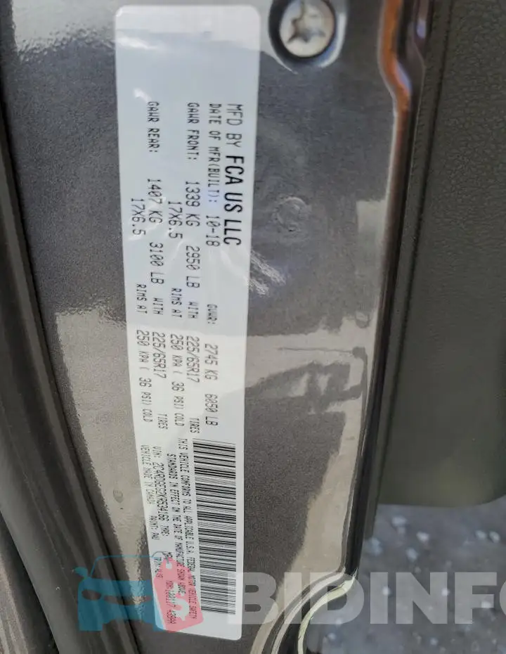 2C4RDGEG2KR534166 Photo# 13