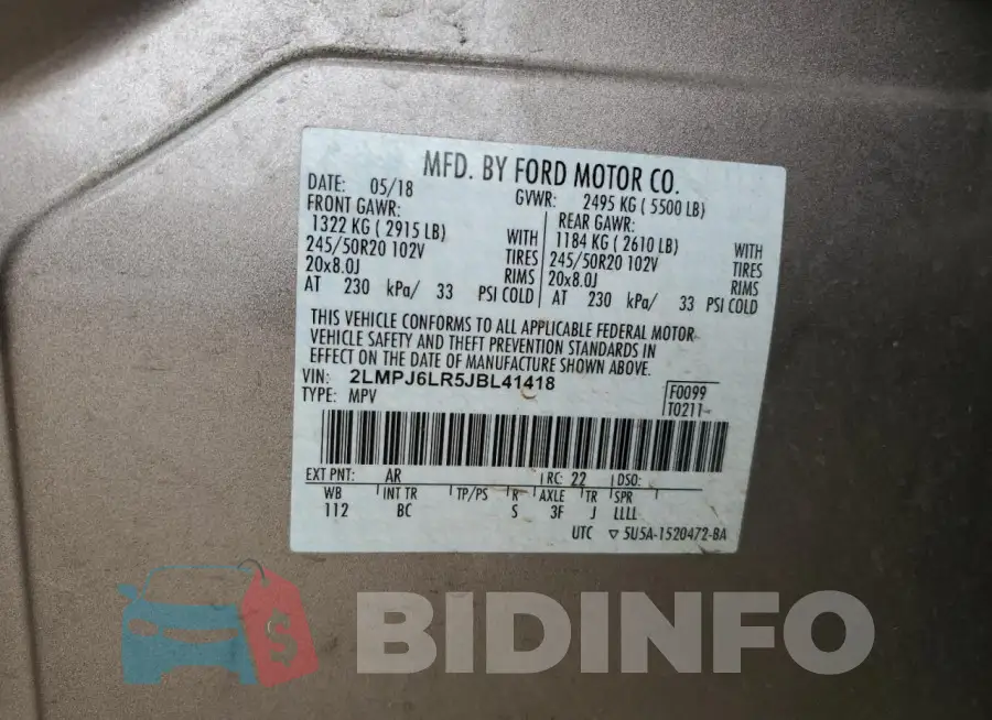 2LMPJ6LR5JBL41418 Photo# 13