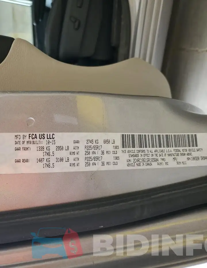 2C4RC1BG1GR165604 Photo# 13