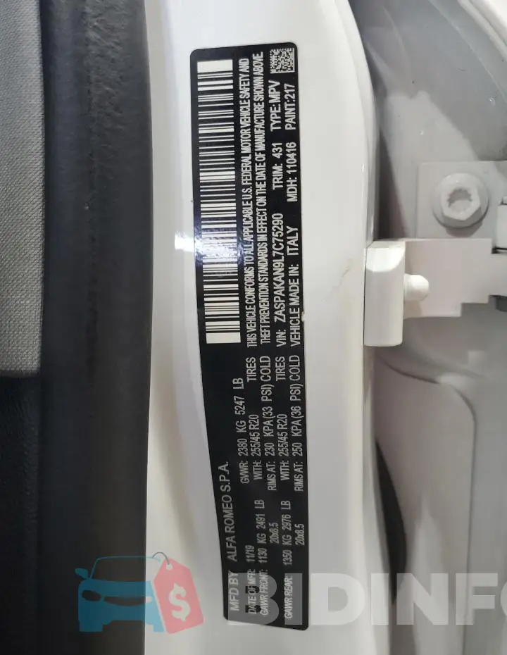 ZASPAKAN9L7C75290 Photo# 13