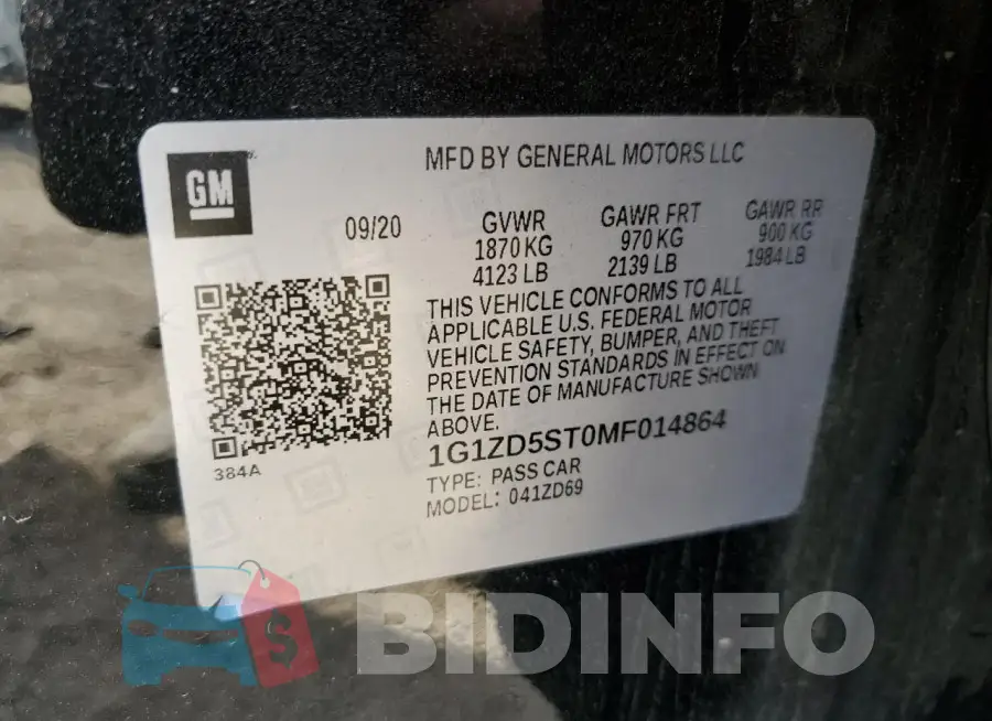 1G1ZD5ST0MF014864 Photo# 12