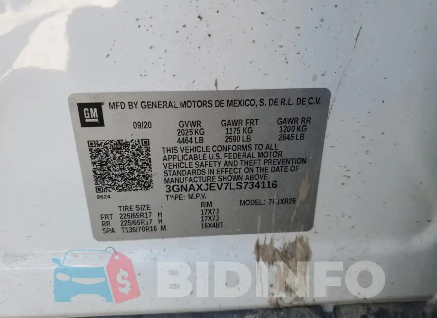 3GNAXJEV7LS734116 Photo# 13