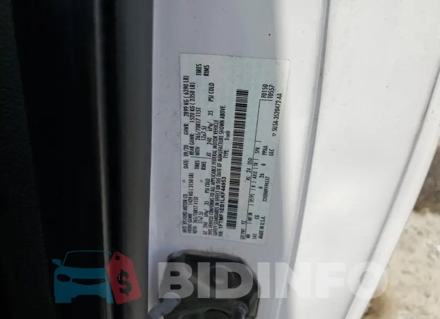 1FTMF1EB1LKF44953 Photo# 12