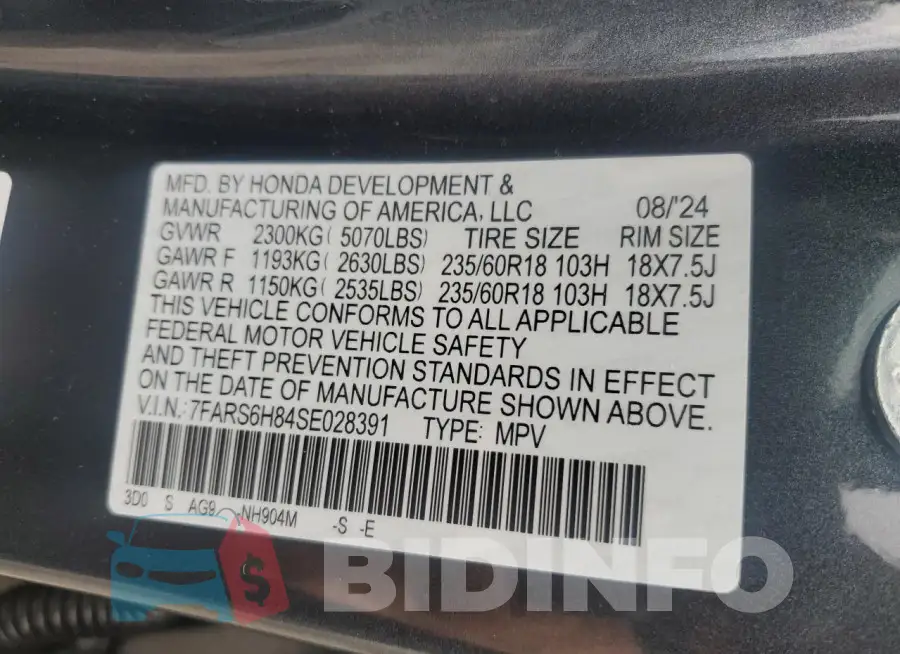 7FARS6H84SE028391 Photo# 13