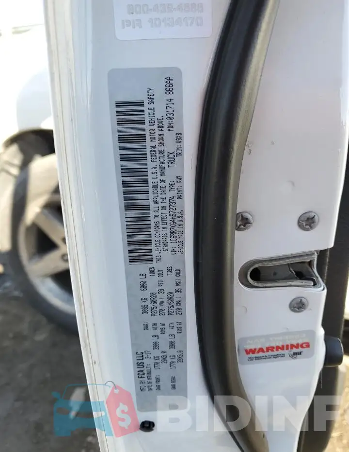 1C6RR7KG4HS727374 Photo# 13