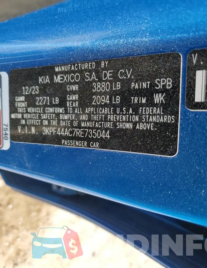 3KPF44AC7RE735044 Photo# 13