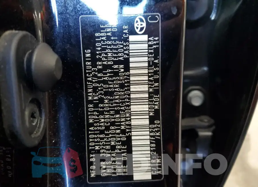 5YFB4MDEXPP011176 Photo# 12