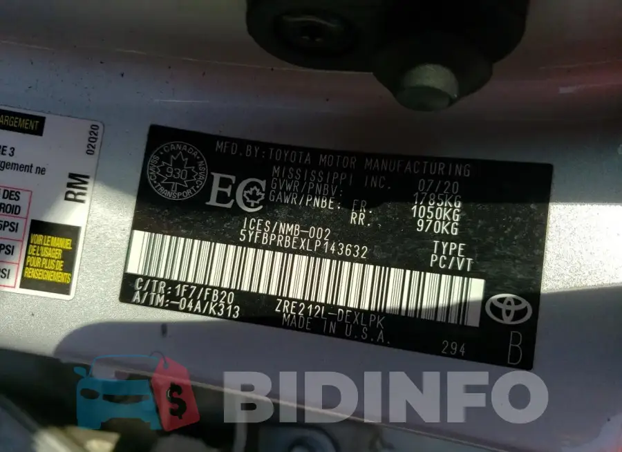 5YFBPRBEXLP143632 Photo# 12